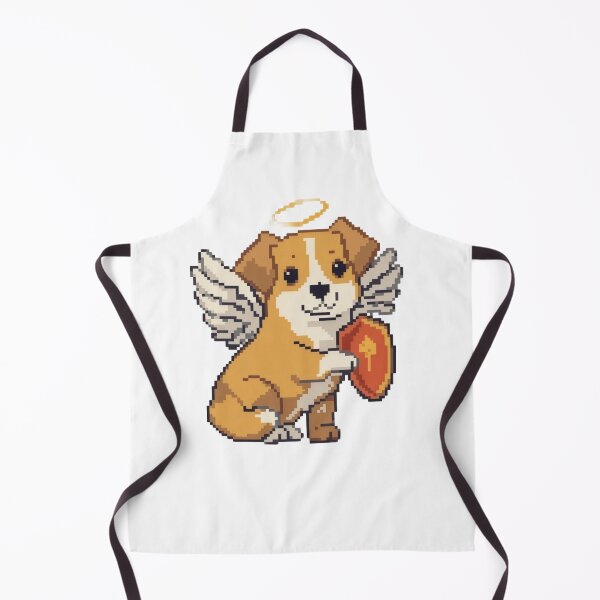 Item preview, Pixel Art Guardian Angel Dog Cat Retro 8-Bit Y2K Baby - Pet Owner designed and sold by The Curio Cabinet.