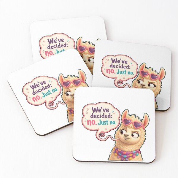Item preview, Sassy Llama Says: “We’ve Decided — No. designed and sold by Designs By Ms Mal_Tas.