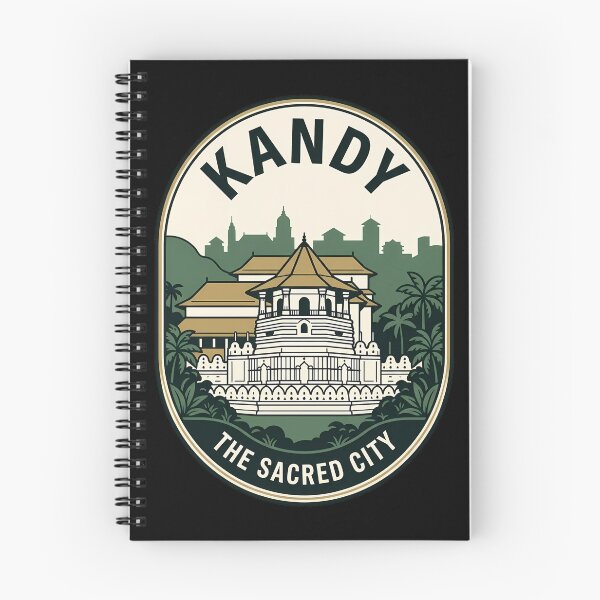 Item preview, Kandy Sri Lanka Sacred City Vintage Travel Emblem designed and sold by k3rstman1.