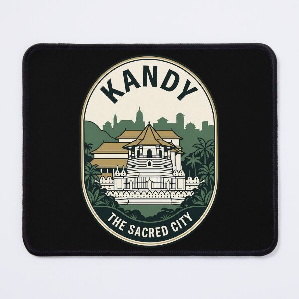 Item preview, Kandy Sri Lanka Sacred City Vintage Travel Emblem designed and sold by k3rstman1.
