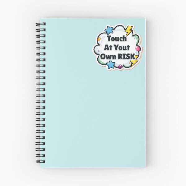 Item preview, Cute Kawaii Touch At Your Own Risk Funny Cloud Sticker designed and sold by Biedroneczka.