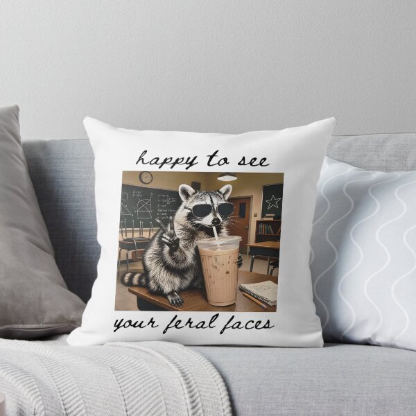 Item preview, Happy To See Your Feral Faces designed and sold by CharmiA Fox.