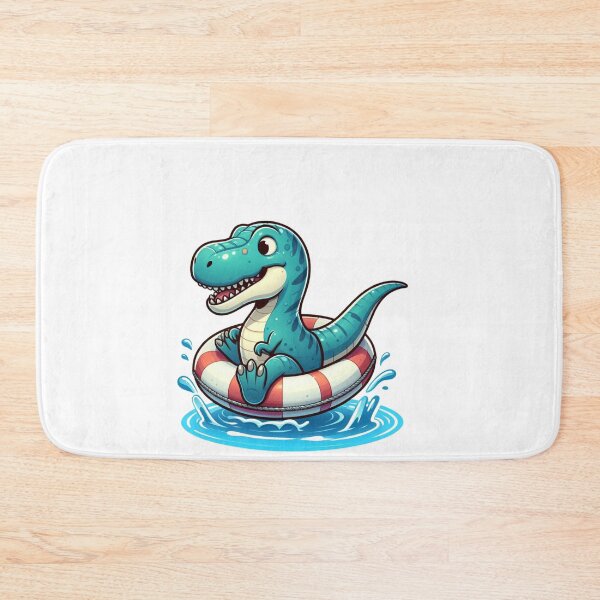 Item preview, Cute Dinosaur Pool Day Swim Ring Summer Fun designed and sold by rfd2.