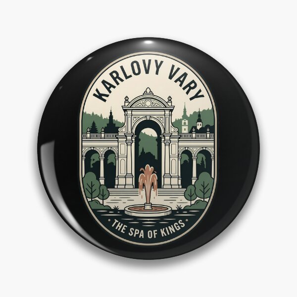 Item preview, Karlovy Vary Czech Republic Vintage Travel Emblem designed and sold by k3rstman1.