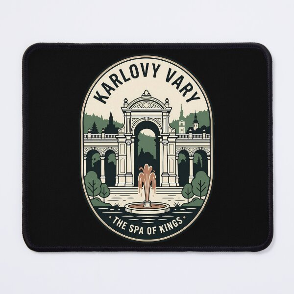 Item preview, Karlovy Vary Czech Republic Vintage Travel Emblem designed and sold by k3rstman1.