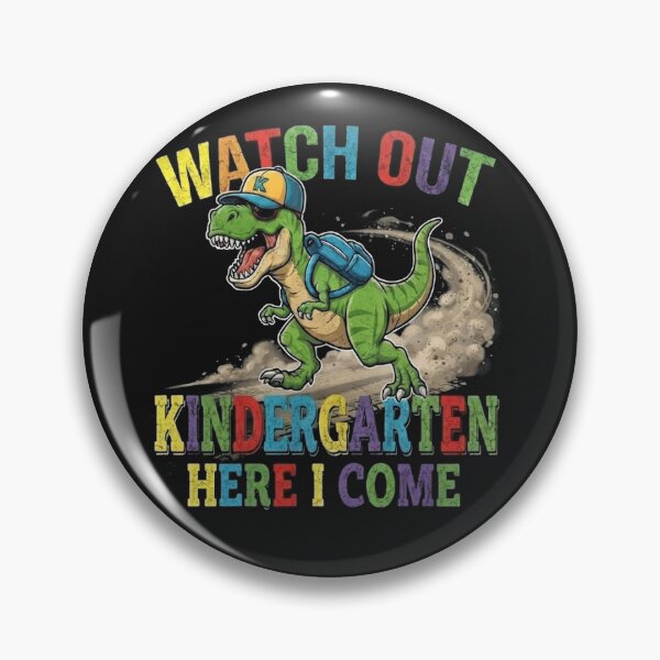 Item preview, Watch Out Kindergarten Here I Come Dino kids back to school designed and sold by kotastiart.