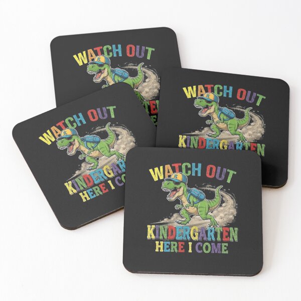 Item preview, Watch Out Kindergarten Here I Come Dino kids back to school designed and sold by kotastiart.
