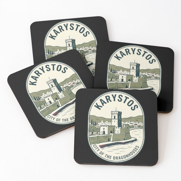 Item preview, Karystos Greece Vintage Travel Emblem designed and sold by k3rstman1.