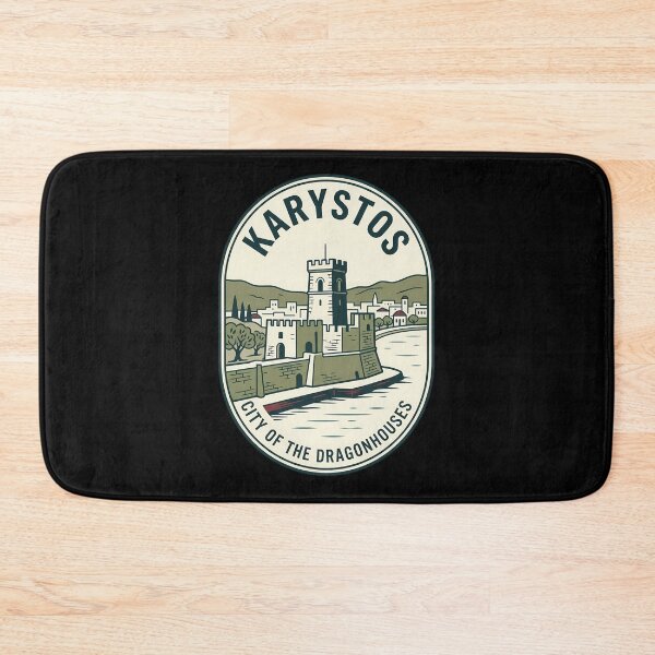 Item preview, Karystos Greece Vintage Travel Emblem designed and sold by k3rstman1.