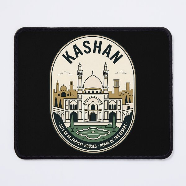 Item preview, Kashan Pearl of the Desert Vintage Travel Emblem designed and sold by k3rstman1.