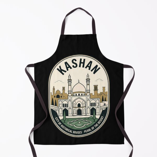 Item preview, Kashan Pearl of the Desert Vintage Travel Emblem designed and sold by k3rstman1.