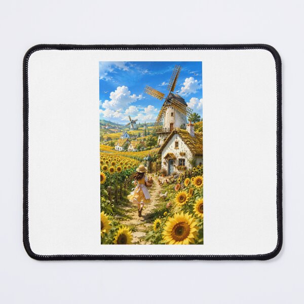 Item preview, Summertime Stroll Through Sunflower Fields designed and sold by TaiwoDesigns.
