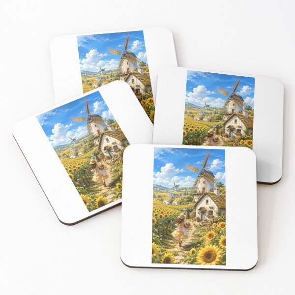 Item preview, Summertime Stroll Through Sunflower Fields designed and sold by TaiwoDesigns.