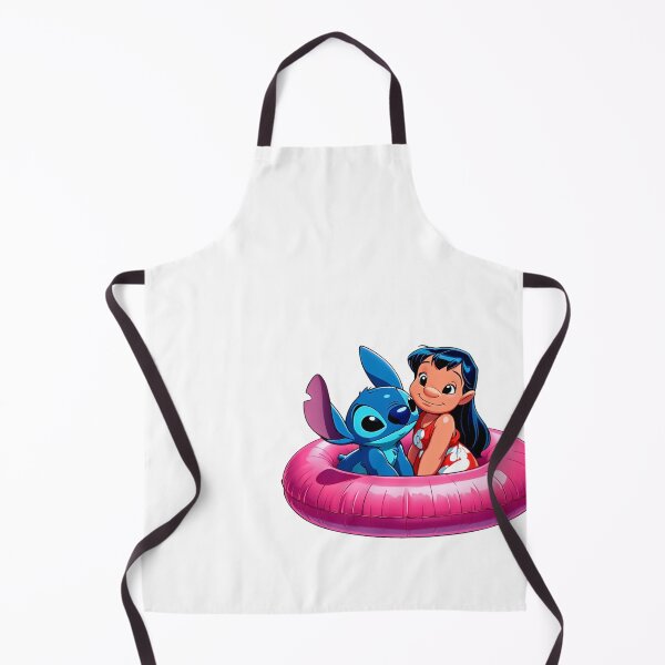 Item preview, Stitch and Lilo Summer Pool Party Pink Swim Ring Waterslide designed and sold by rfd2.