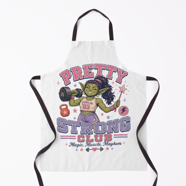 Item preview, Pretty Strong Club Retro Fitness Humor designed and sold by FindYouByZ.