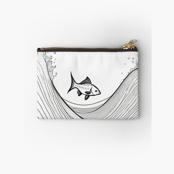 Item preview, Art - Ukiyo-e Inspired Illustration, Aquatic Harmony designed and sold by World-Pets.