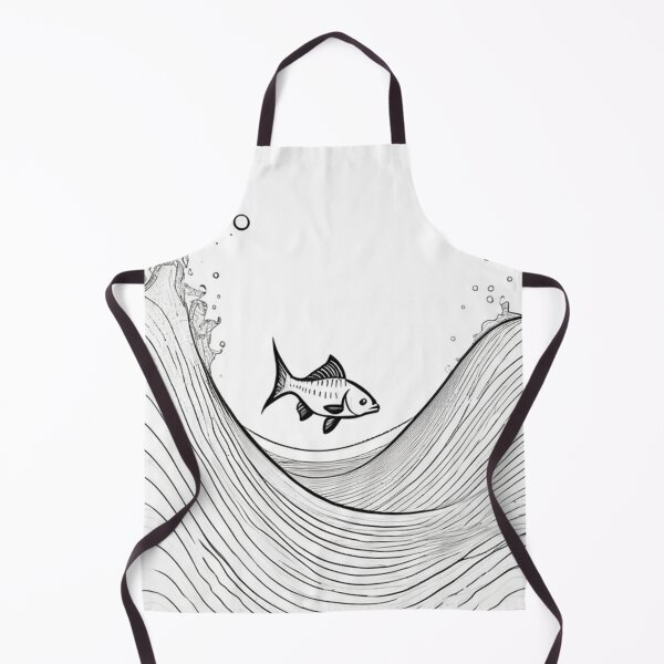Item preview, Art - Ukiyo-e Inspired Illustration, Aquatic Harmony designed and sold by World-Pets.