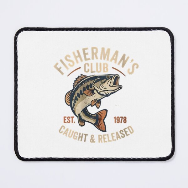 Item preview, Vintage Fishing Member Badge Retro Design designed and sold by NoFishToday.