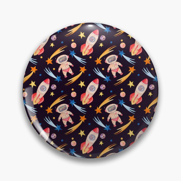 Item preview, Spaceman and Rockets Pattern designed and sold by TeeGeeTees.