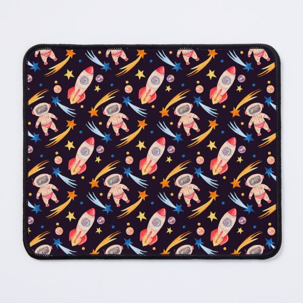 Item preview, Spaceman and Rockets Pattern designed and sold by TeeGeeTees.