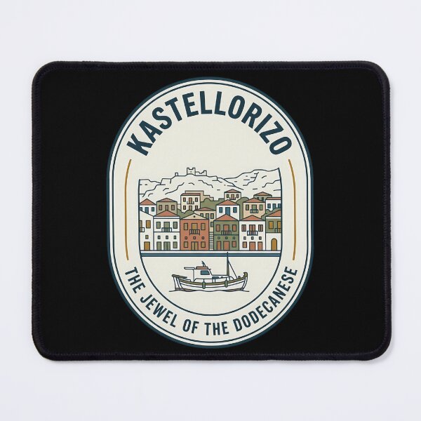 Item preview, Kastellorizo Greece Vintage Travel Emblem designed and sold by k3rstman1.