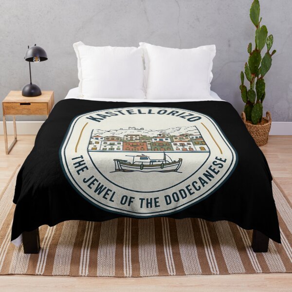 Item preview, Kastellorizo Greece Vintage Travel Emblem designed and sold by k3rstman1.