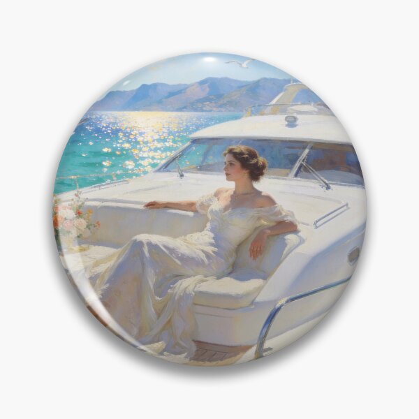 Item preview, Luxury Sea Serenade - Romance on the Yacht designed and sold by BlareBlare.