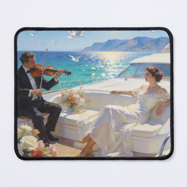 Item preview, Luxury Sea Serenade - Romance on the Yacht designed and sold by BlareBlare.