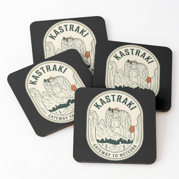 Item preview, Kastraki Greece Meteora Vintage Travel Emblem designed and sold by k3rstman1.