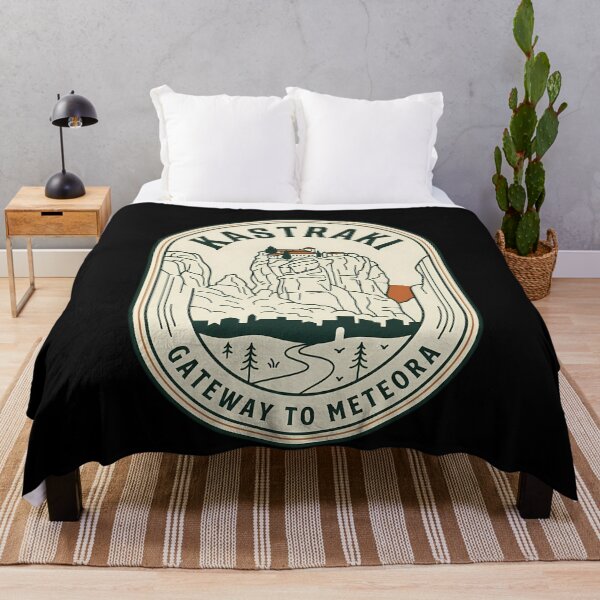 Item preview, Kastraki Greece Meteora Vintage Travel Emblem designed and sold by k3rstman1.