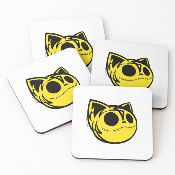 Item preview, Funny Yellow Anime Cat Head Jack Skellington Calligraphy Style designed and sold by elmuna.