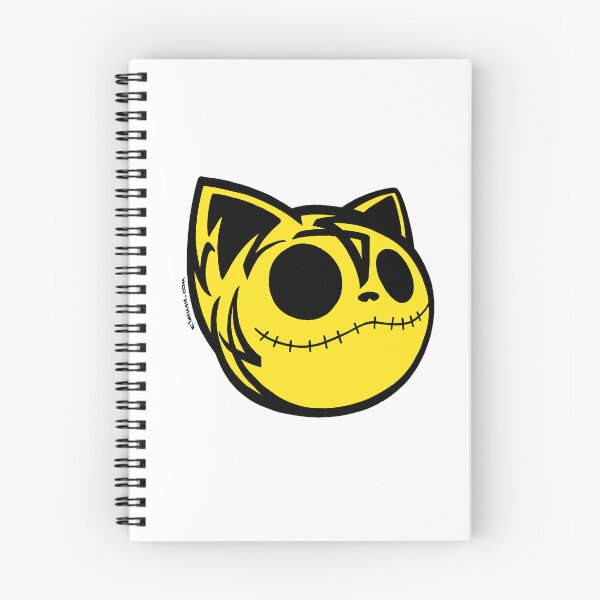 Item preview, Funny Yellow Anime Cat Head Jack Skellington Calligraphy Style designed and sold by elmuna.