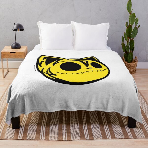 Item preview, Funny Yellow Anime Cat Head Jack Skellington Calligraphy Style designed and sold by elmuna.