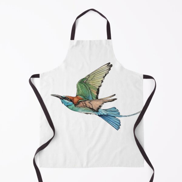 Item preview, vintage illustrations of Blue-throated Bee-eater designed and sold by wonderisland.