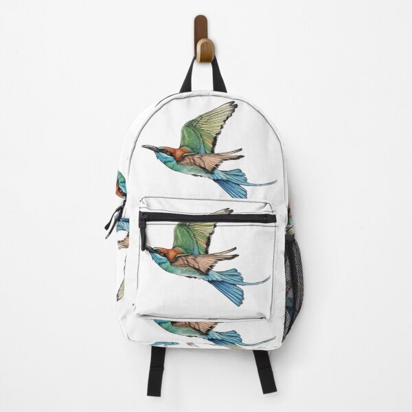 Item preview, vintage illustrations of Blue-throated Bee-eater designed and sold by wonderisland.