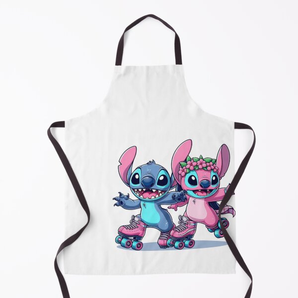 Item preview, Stitch and Angel Roller Skating Summer Fun Retro Aesthetic designed and sold by rfd2.