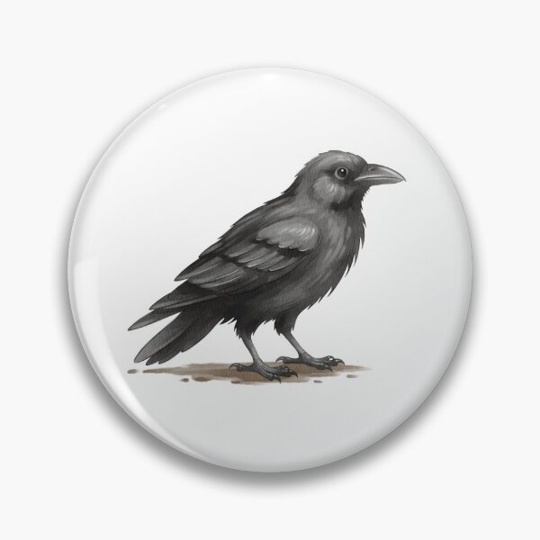 Item preview, Raven stands on the ground in an outdoor setting during the day designed and sold by Ms. Iryna.