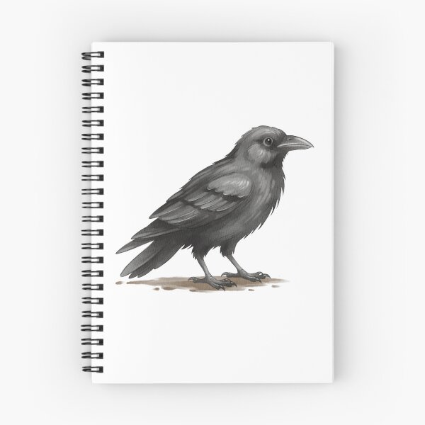 Item preview, Raven stands on the ground in an outdoor setting during the day designed and sold by Ms. Iryna.