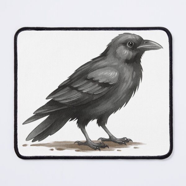 Item preview, Raven stands on the ground in an outdoor setting during the day designed and sold by Ms. Iryna.