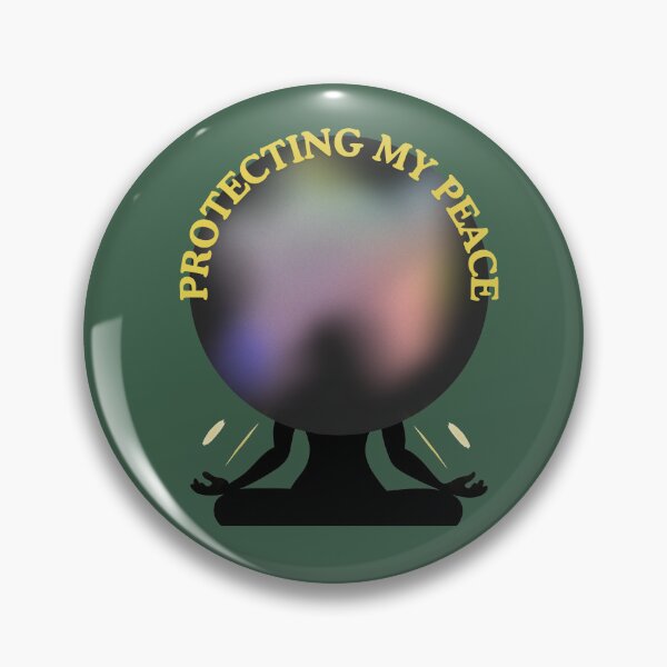 Item preview, Protecting My Peace Meditation Aura Art designed and sold by PaniKulka.