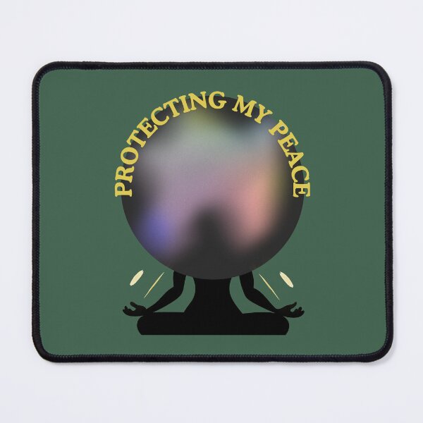 Item preview, Protecting My Peace Meditation Aura Art designed and sold by PaniKulka.
