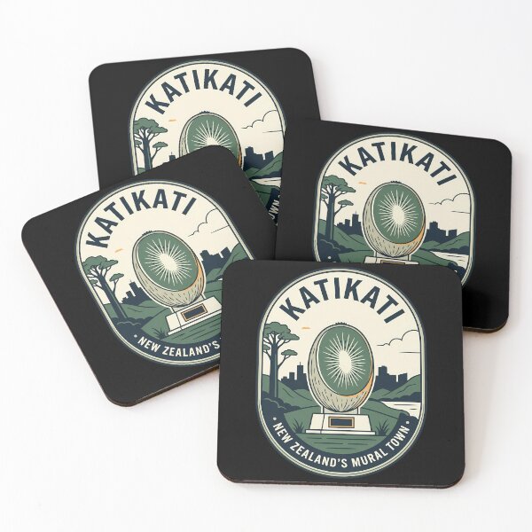 Item preview, Katikati New Zealand Mural Town Vintage Travel Emblem designed and sold by k3rstman1.