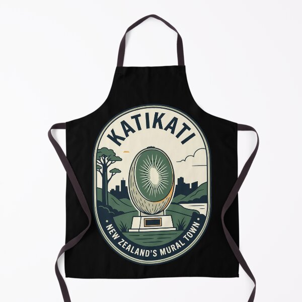 Item preview, Katikati New Zealand Mural Town Vintage Travel Emblem designed and sold by k3rstman1.