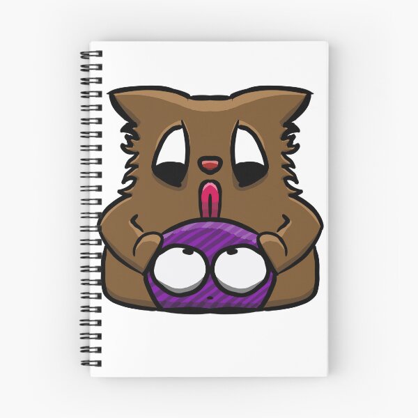 Item preview, Cute Weird Kitten Holding Ball – Kawaii Creepy Cute Sticker Art designed and sold by davidmalec.