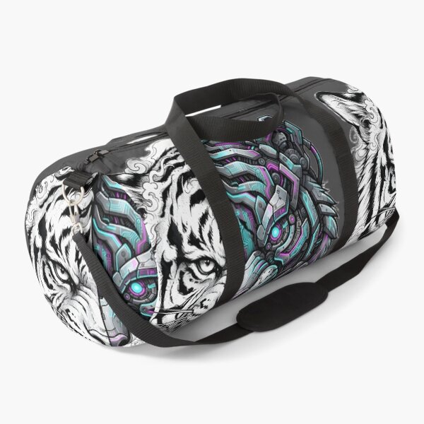 Item preview, Cyber Tiger Split Face Neo Tokyo designed and sold by Neo Tokio.