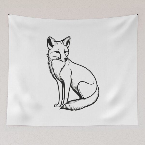 Item preview, Art - Fox, Classic Animal Illustration designed and sold by World-Pets.