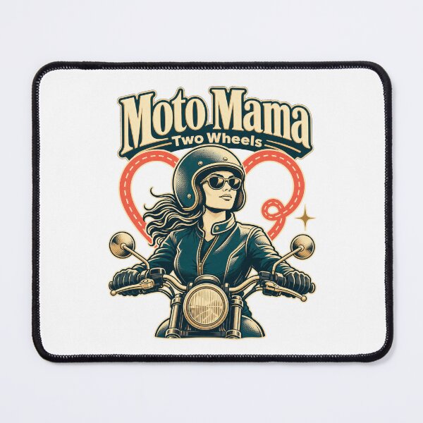 Item preview, Illustrated Trackside Moto Mama designed and sold by pirminio.