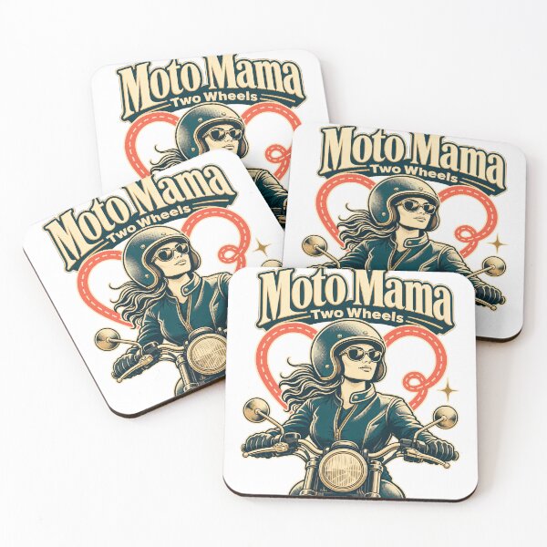 Item preview, Illustrated Trackside Moto Mama designed and sold by pirminio.