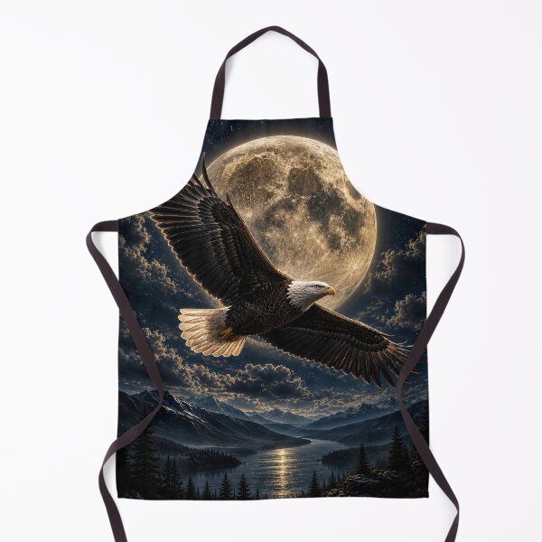 Item preview, American Eagle Beneath the Moon designed and sold by alexanderVision.