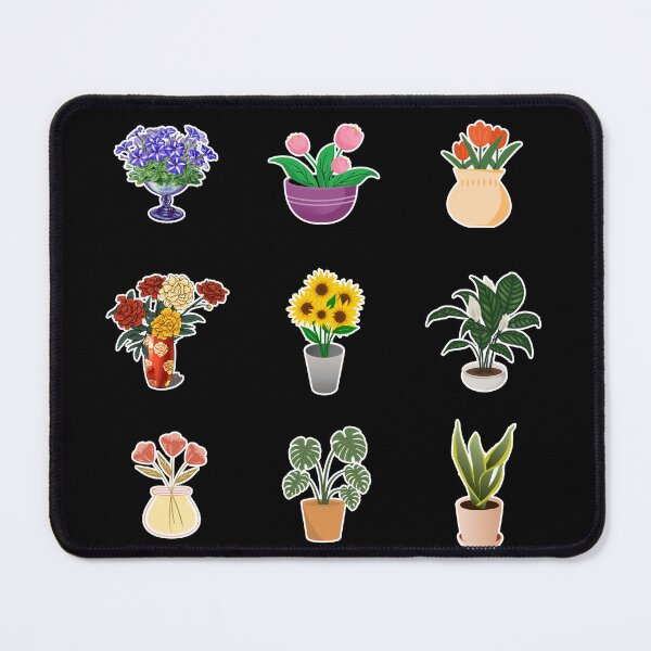 Item preview, Cute Aesthetic Houseplant Sticker Pack Boho Botanical Flower Pots designed and sold by pranshuvibes.
